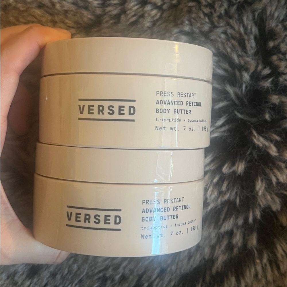 Versed Press Restart Retinol Body Butter | 7 oz | 2 Pack | Sealed